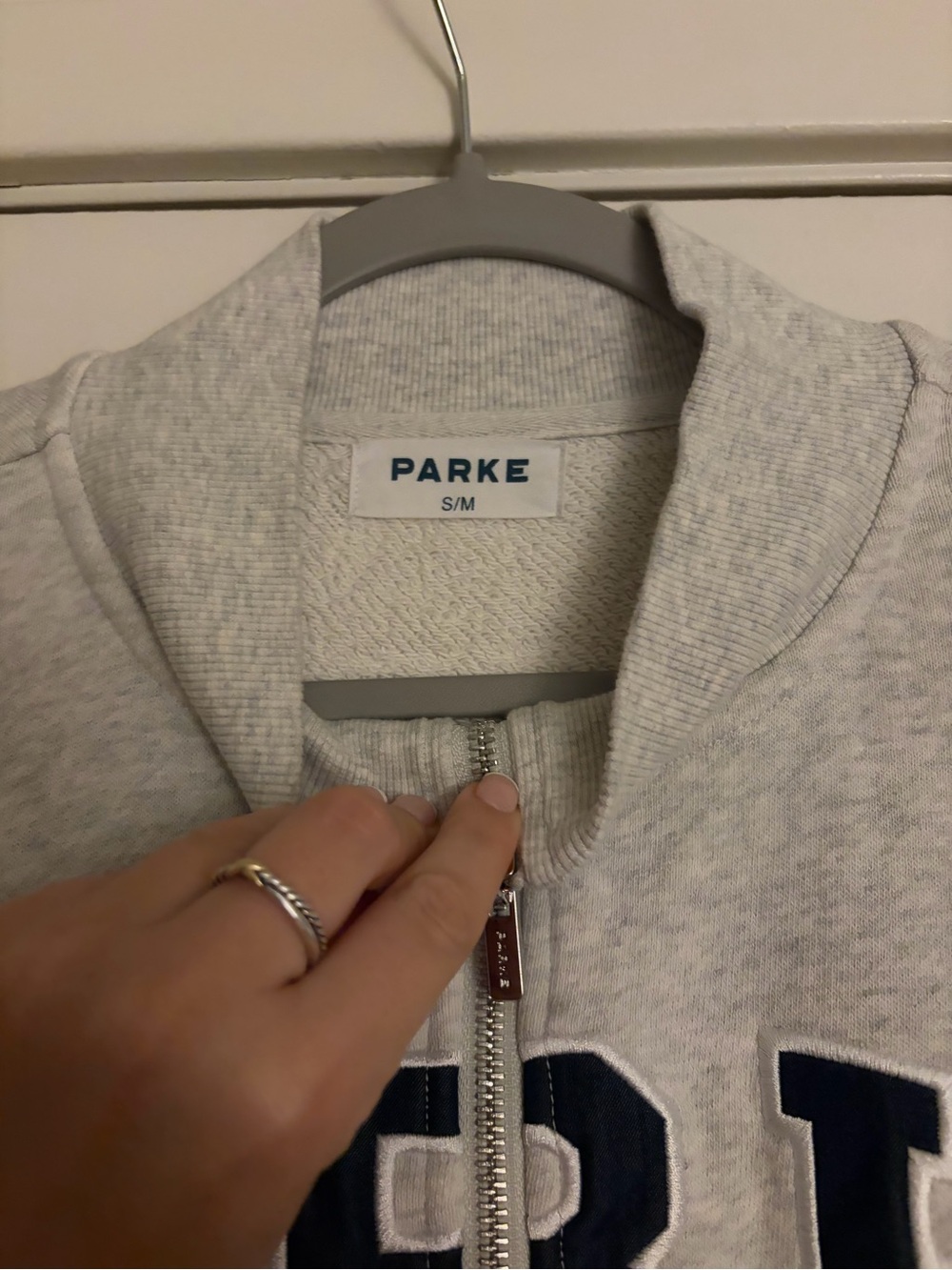 Parke Varsity Zip Mockneck - Picture 3 of 4